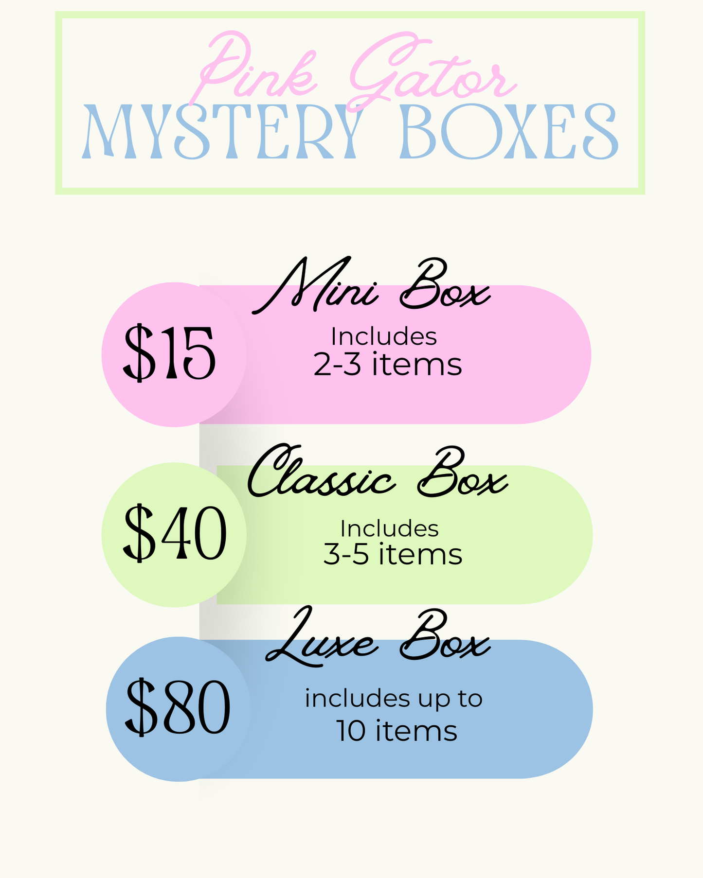 Mystery Boxes