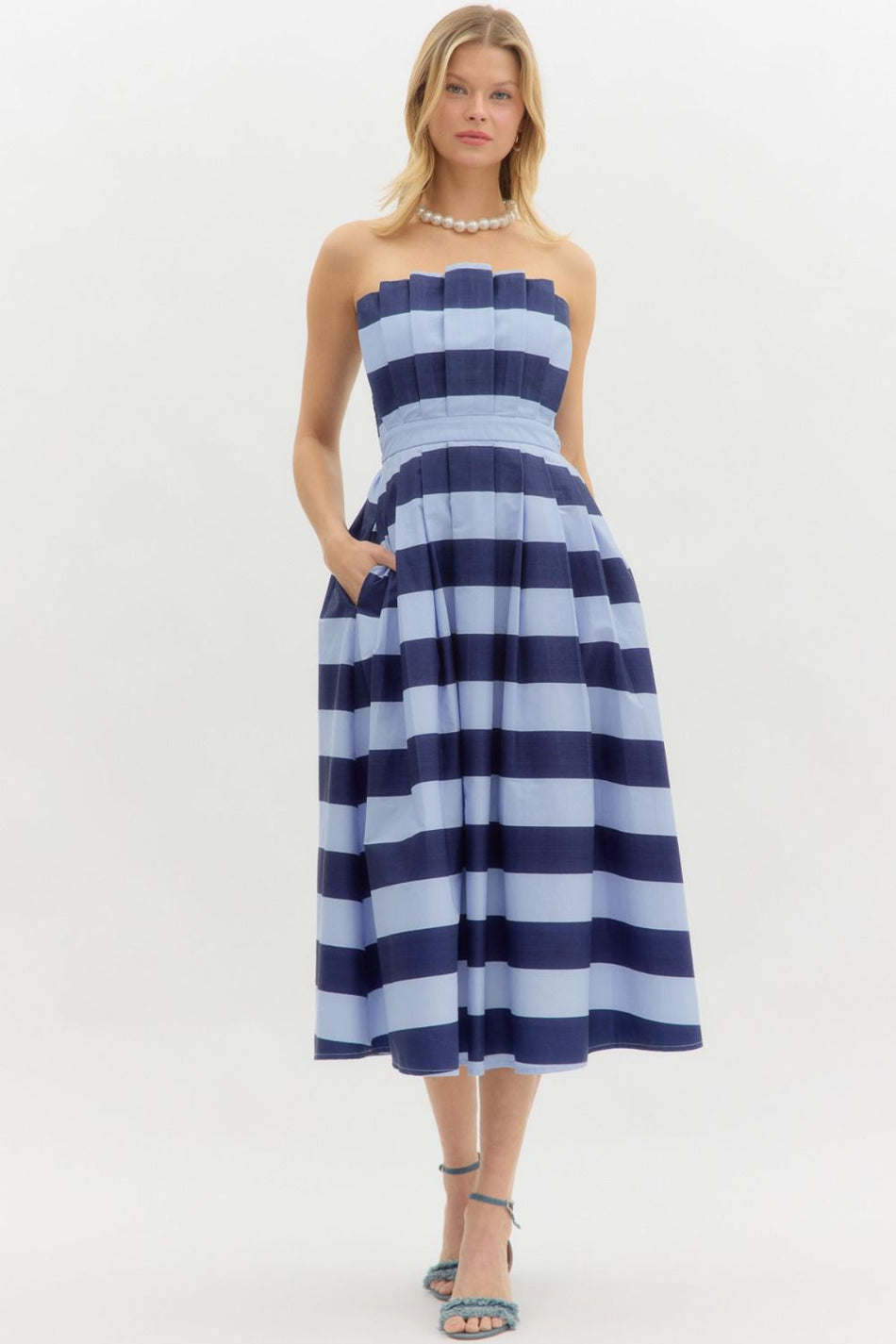Serena Pleated Dress