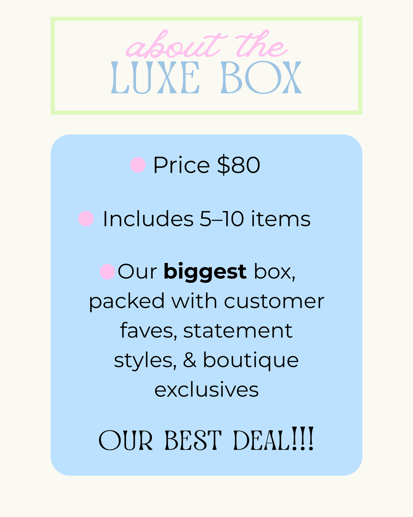 Mystery Boxes