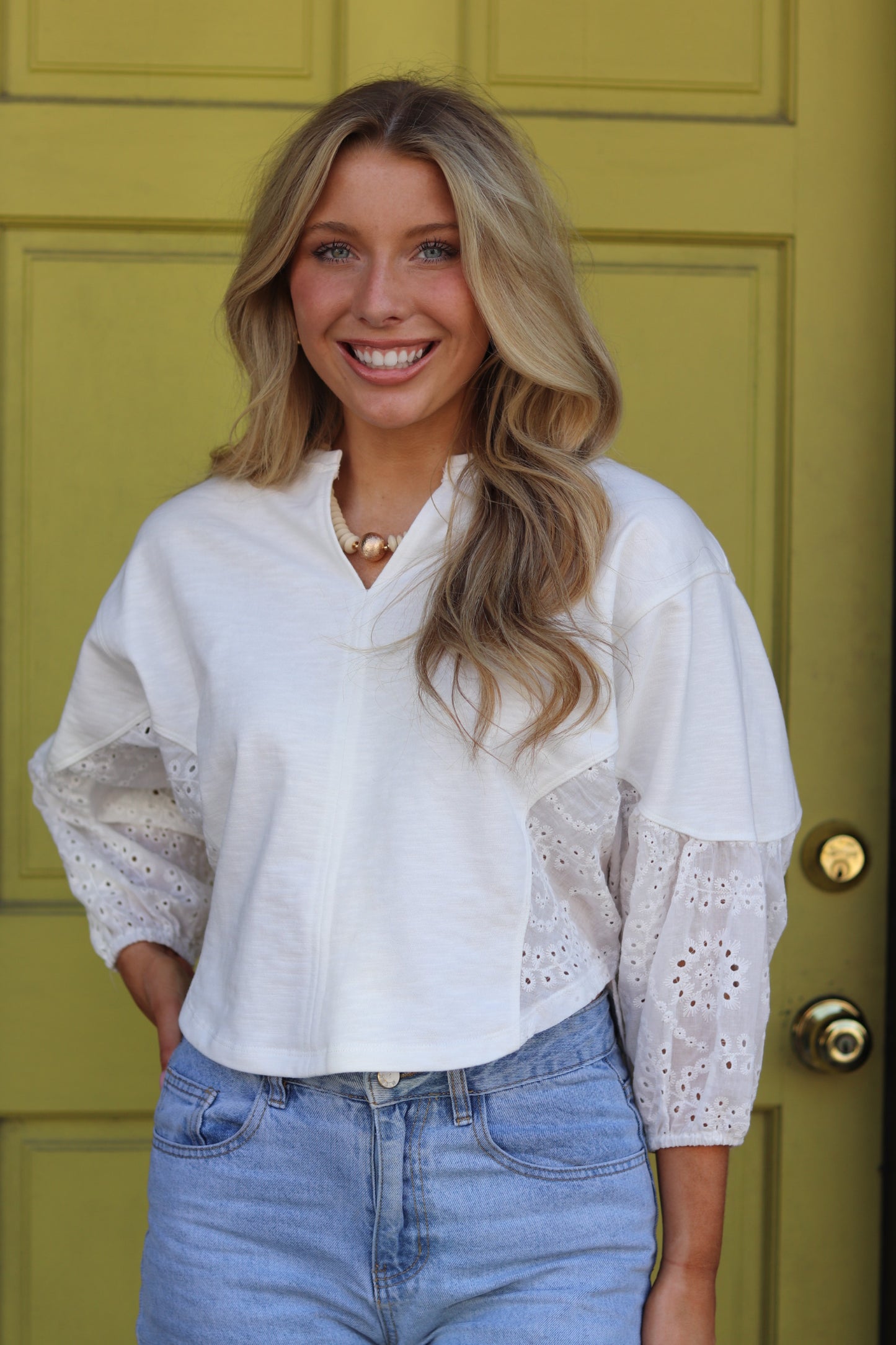 Remie Balloon Sleeve Top