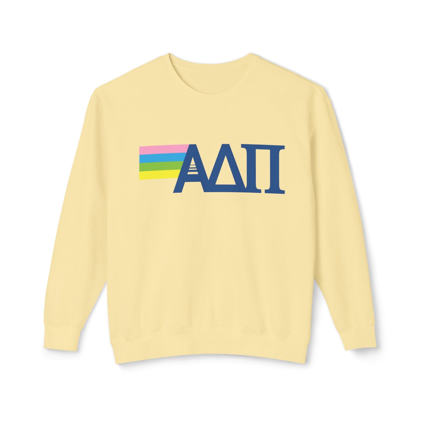 ADPI PASTELS- Comfort Colors Lightweight Crewneck Sweatshirt