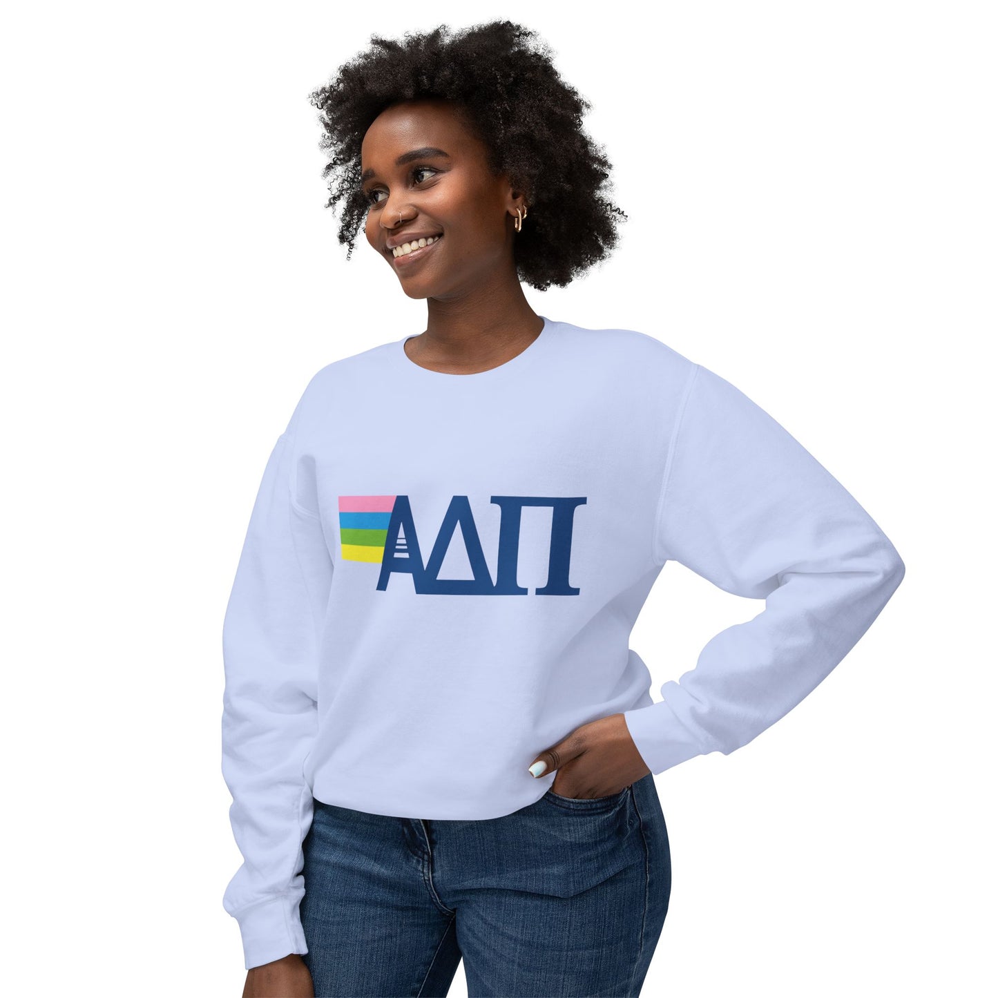 ADPI Pastels Comfort Colors Lightweight Crewneck Sweatshirt