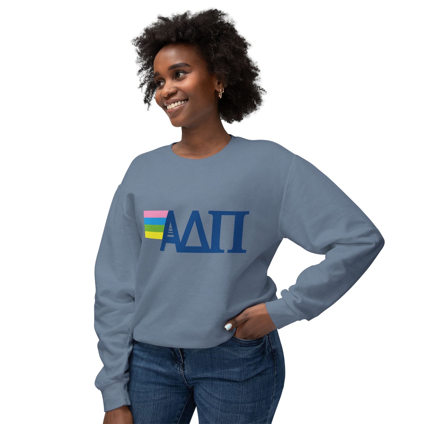 ADPI Pastels Comfort Colors Lightweight Crewneck Sweatshirt