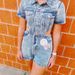 Fun and denim romper ￼