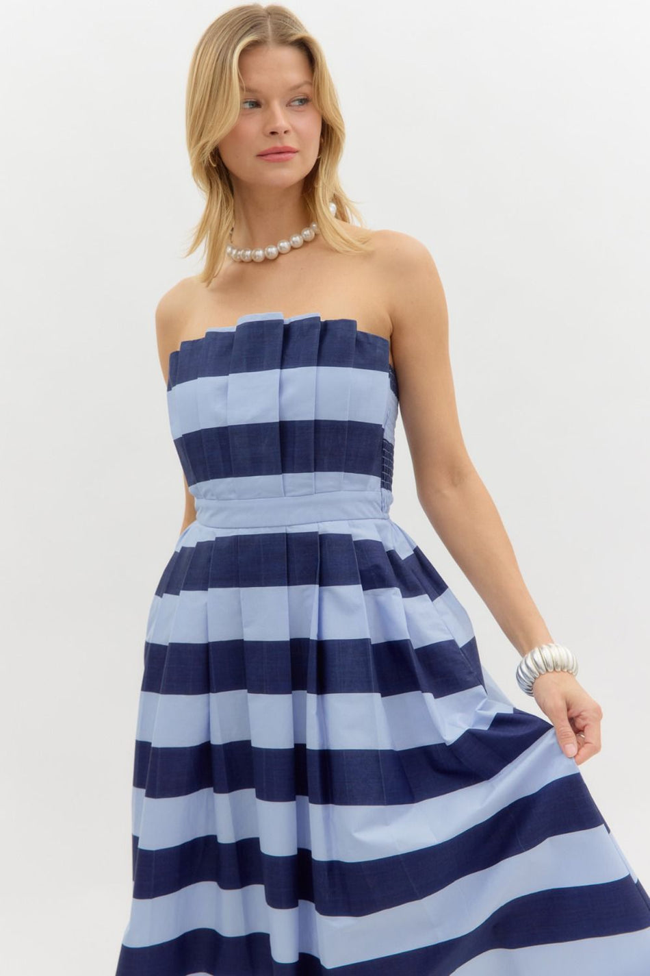 Serena Pleated Dress