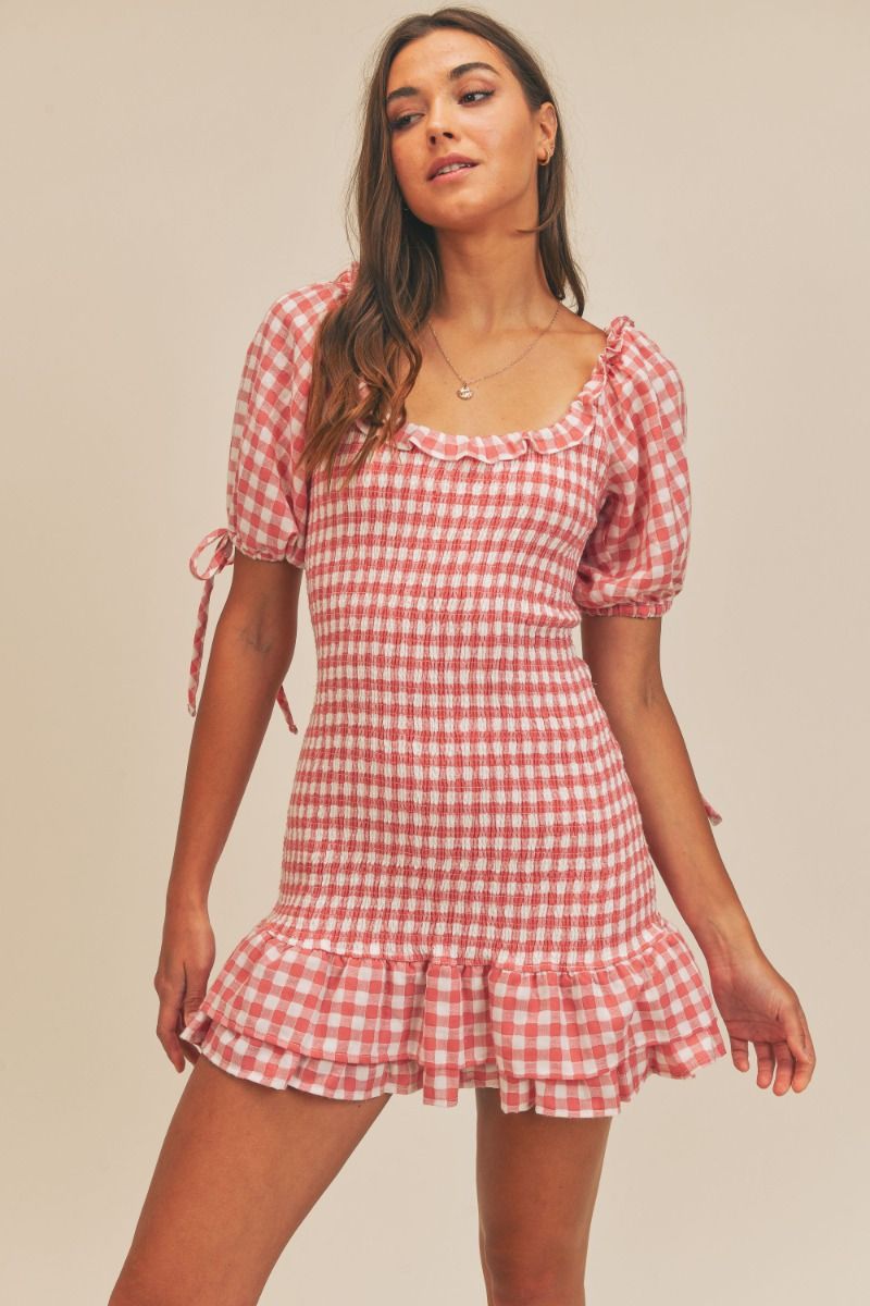 Melani Gingham dress