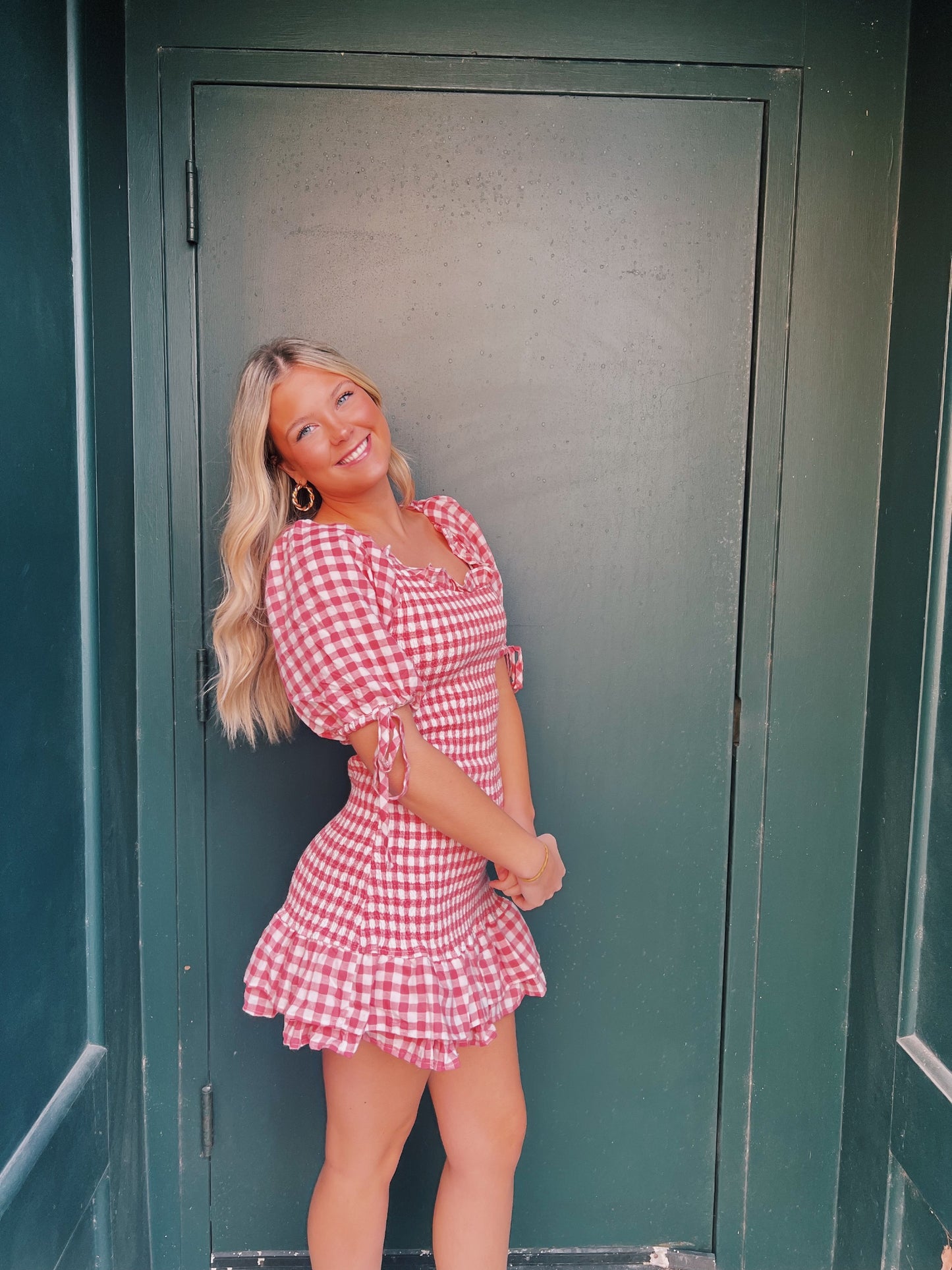 Melani Gingham dress