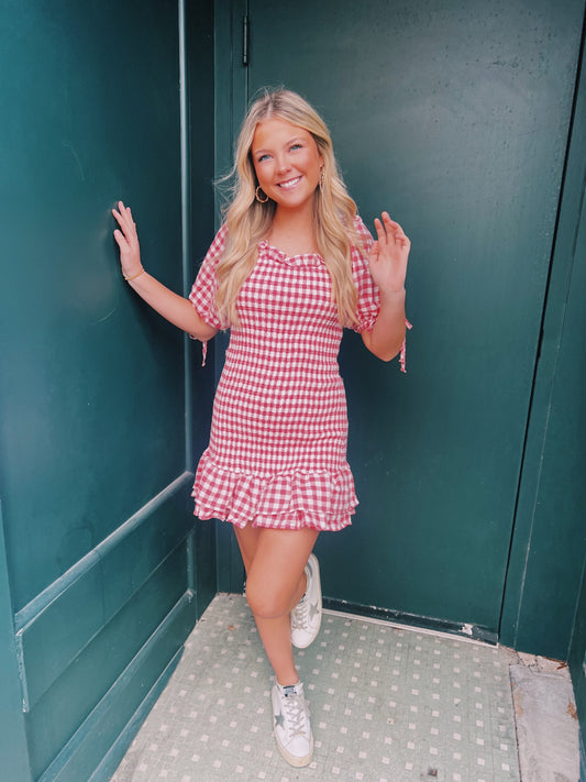 Melani Gingham dress