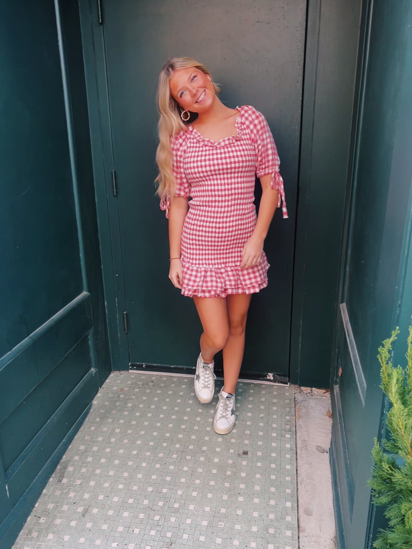 Melani Gingham dress